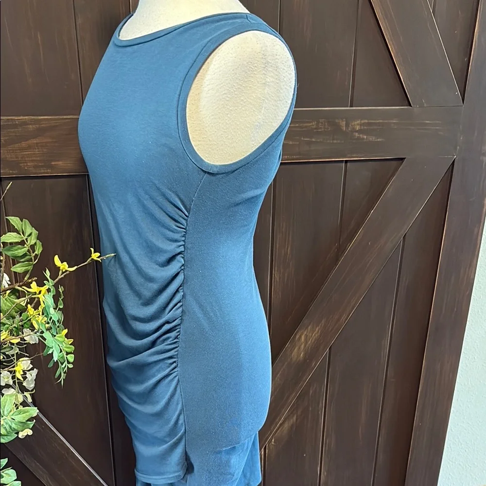 Leith Blue Sheath Mini Dress for Night Out - Picture 6 of 10